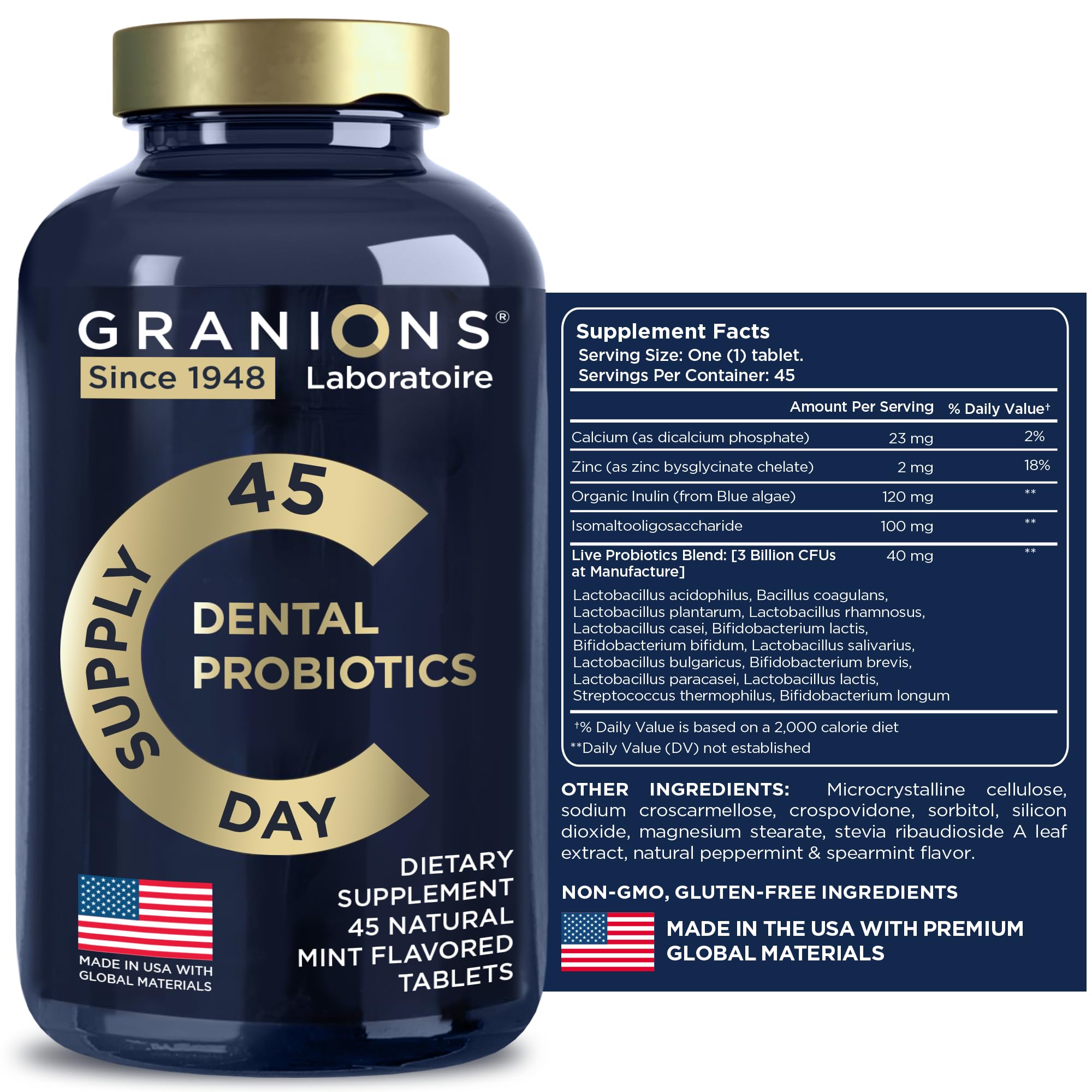 Lifestyle shot of daily use in a morning routine with Granions probiotic.