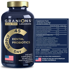 Lifestyle shot of daily use in a morning routine with Granions probiotic.