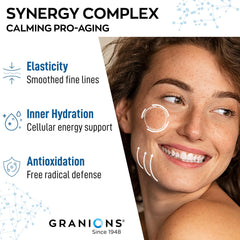 Granions CoQ10 Eternal Flower shot emphasizing antioxidant vitality for skin
