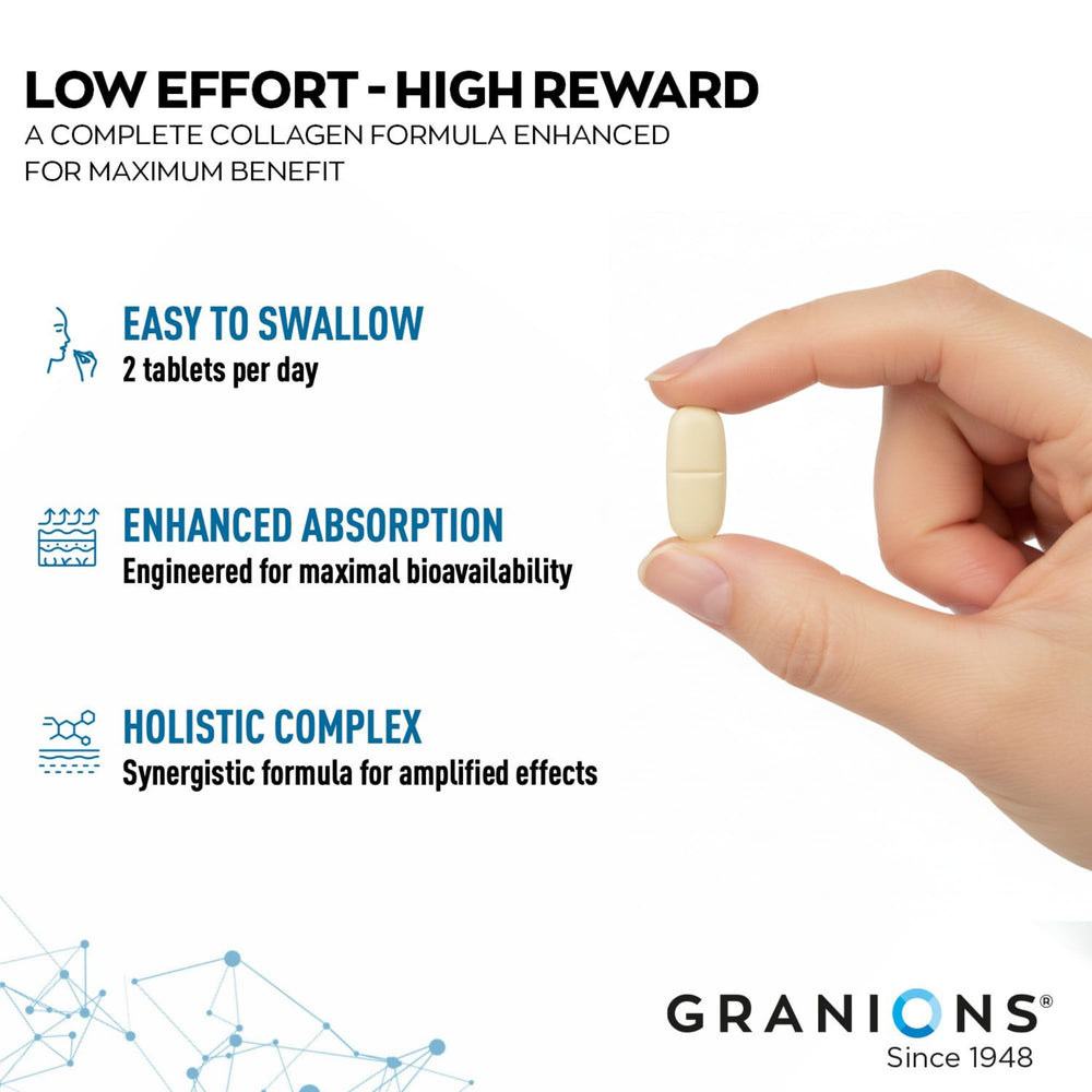 Granions daily routine setup with capsules as part of morning regimen