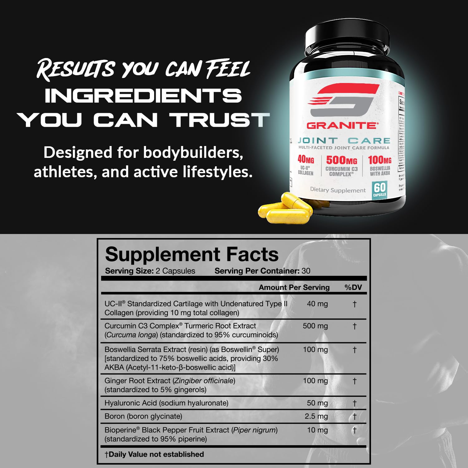 Granite Joint Care AKBA Boswellia capsules for joint wellness