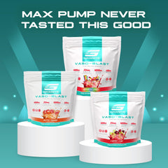 Vaso Blast prepared with cup and supplement stack setup