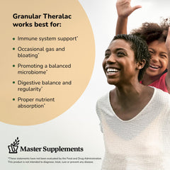 Granular Theralac is vegan and gluten-free for dietary needs.
