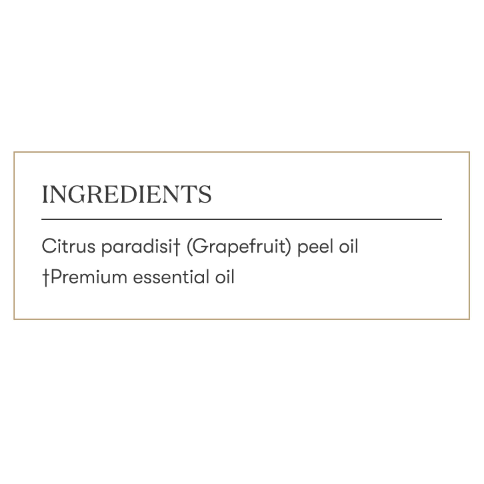 Grapefruit 15ml natural air freshener in a living space.