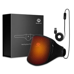 Graphene Times neck wrap with 3-level heat for personalized comfort on the go
