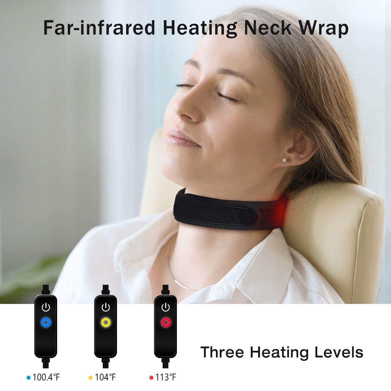Graphene Times USB-powered neck wrap for easy warmth at work or travel