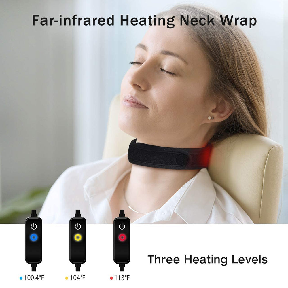 Graphene Times USB-powered neck wrap for easy warmth at work or travel