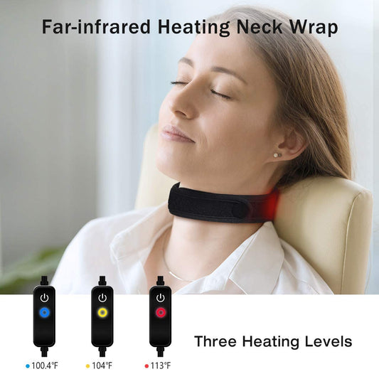 Graphene Times USB-powered neck wrap for easy warmth at work or travel
