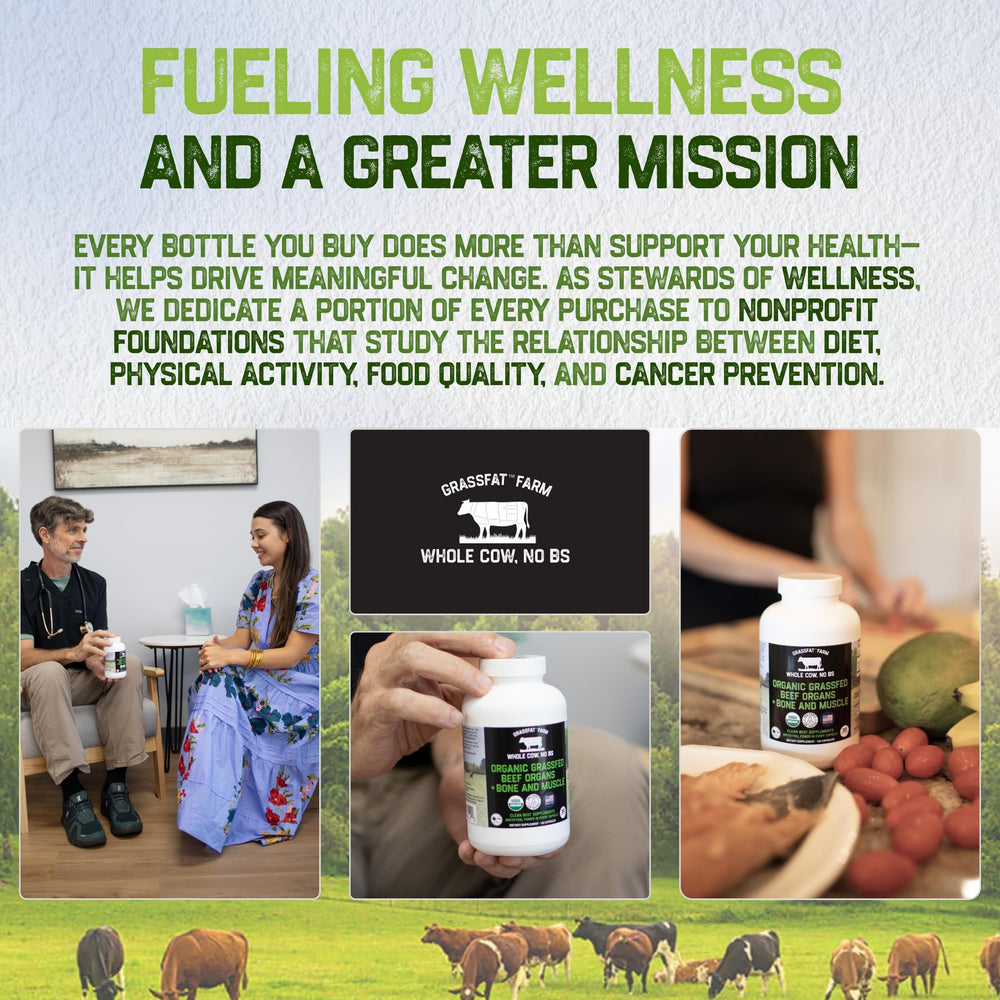 Grassfat Farm freeze-drying process illustration shows nutrient preservation.
