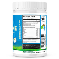 GRASSLAND NUTRITION histamine support beef kidney capsules closeup shows easy-to-swallow daily capsules