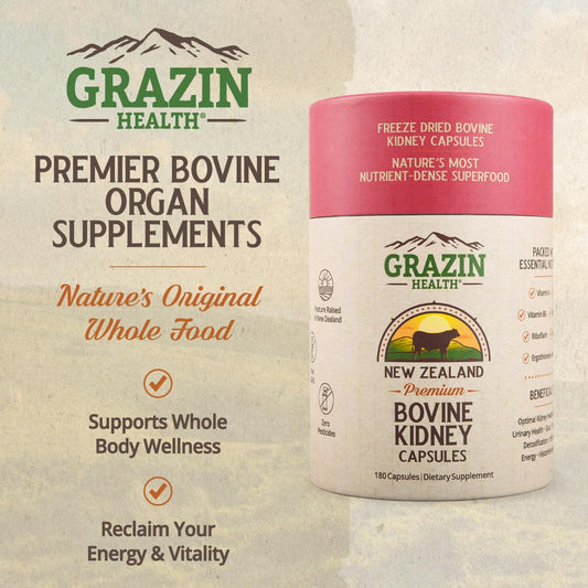GRAZIN HEALTH capsules close-up highlighting natural ingredients and quality