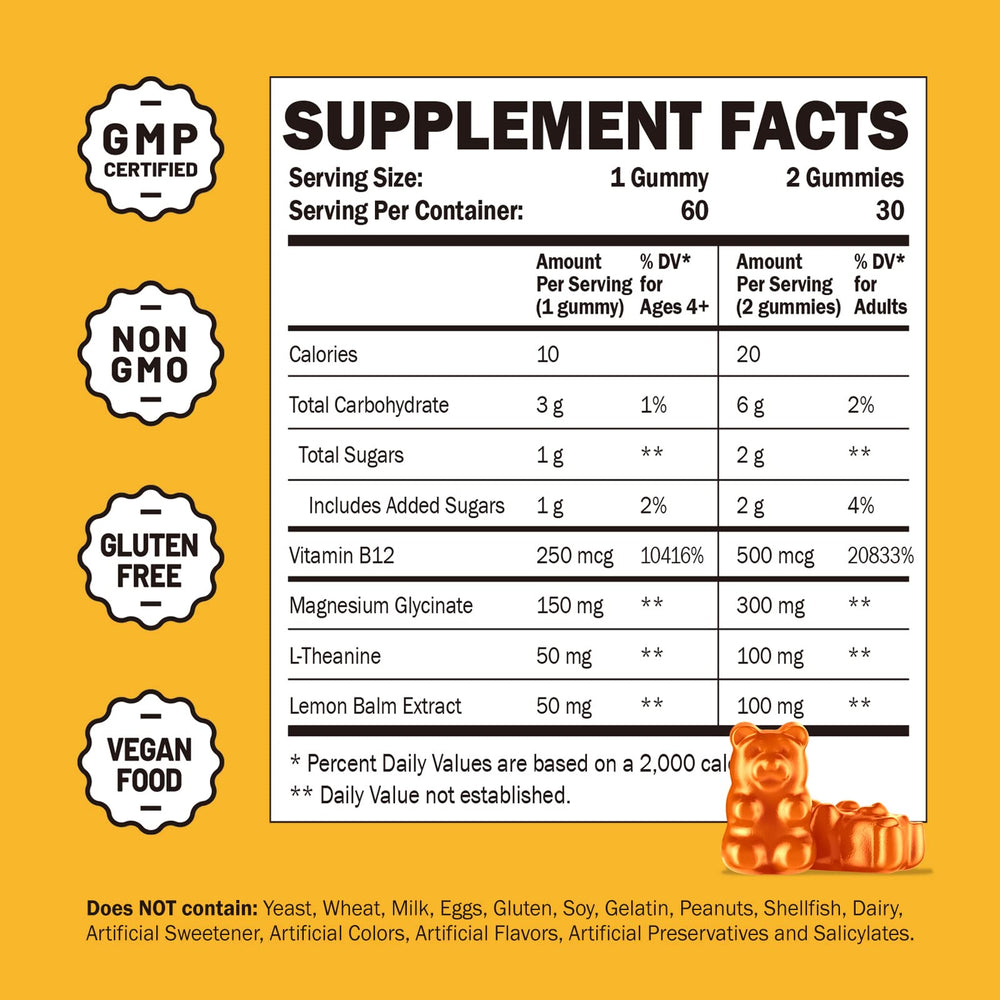 GREABBY magnesium glycinate gummies for adults supporting muscle comfort daily.