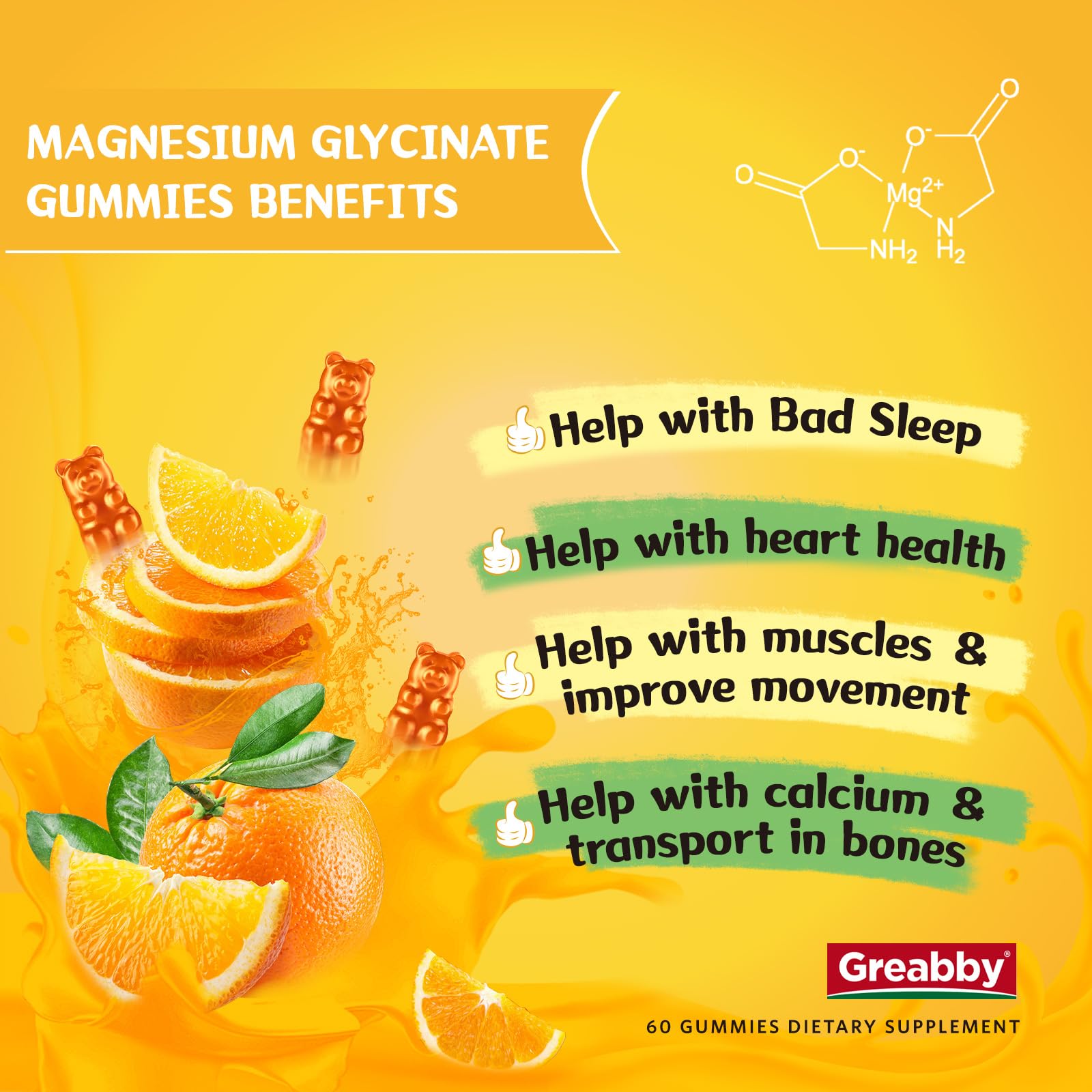 GREABBY gummies for kids chews promoting calm after school.