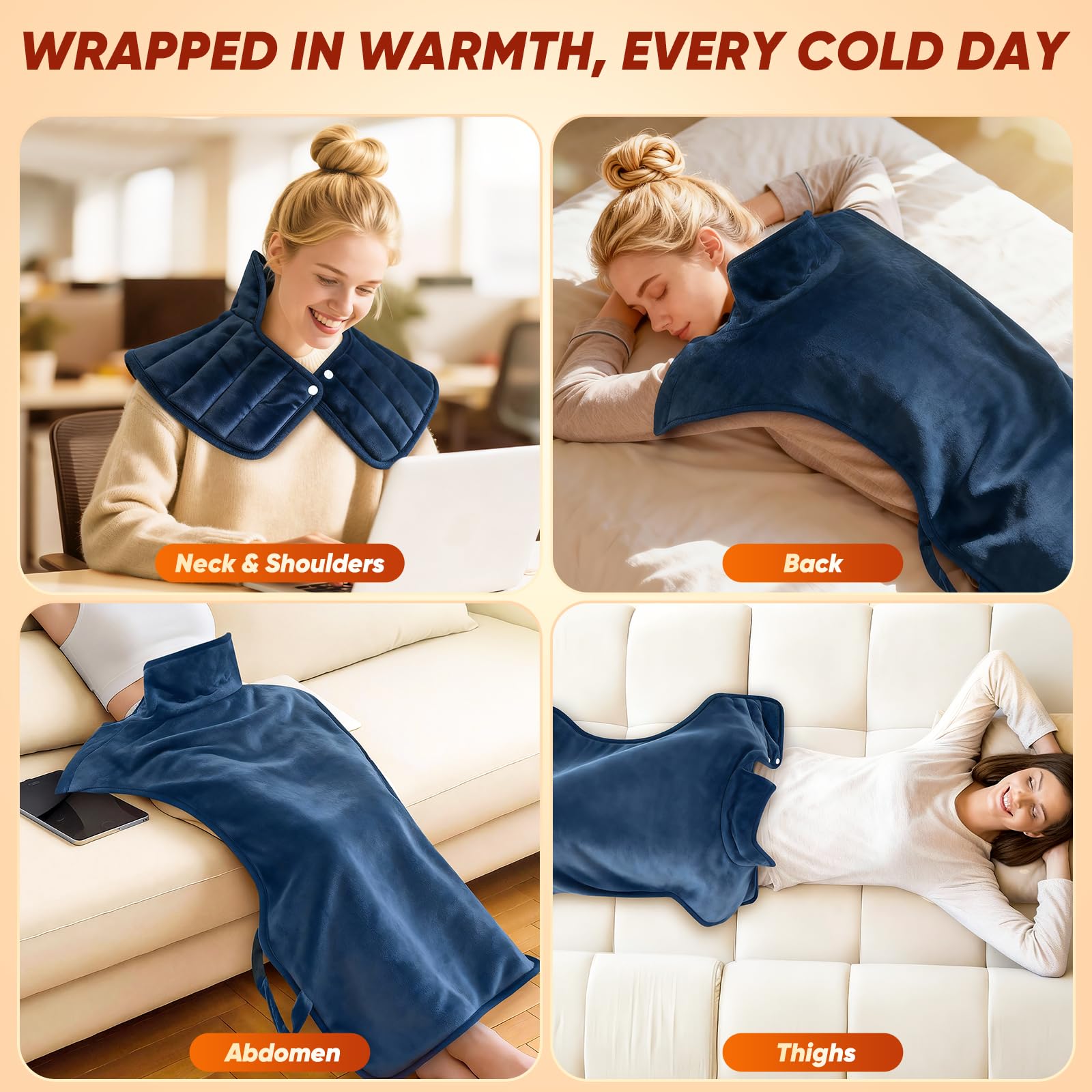 Great Dachong heating pad in machine-washable care setup