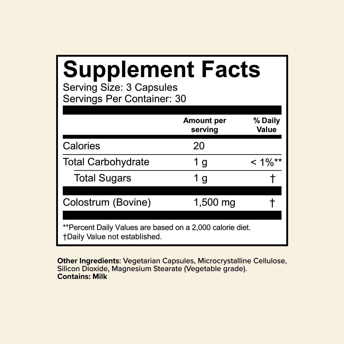 Great Lakes Wellness colostrum capsules on-the-go for busy days.