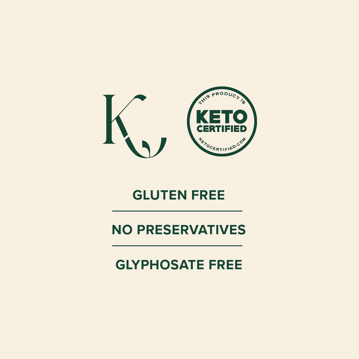Great Lakes Wellness gluten-free kosher symbols for dietary needs
