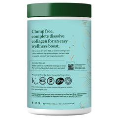 Great Lakes Wellness unflavored collagen powder blends into coffee or smoothies
