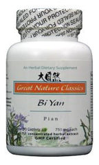 Great Nature Classics Bi Yan Pian bottle with 90 caplets for daily traditional herbal support.