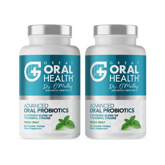 Great Oral Health BLIS K12 M18 bottle with mint tablets for fresher breath