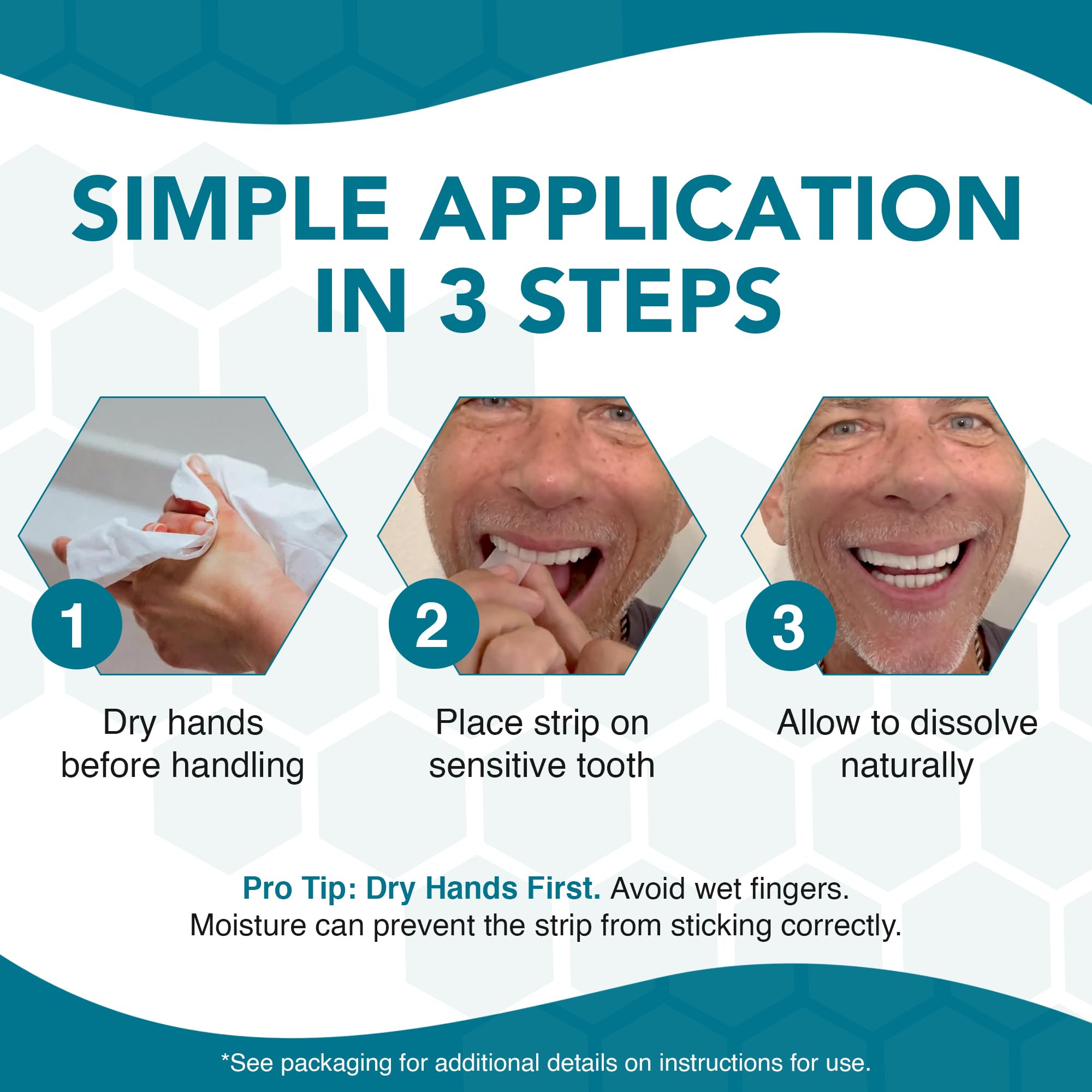 Resulting enamel surface appearance after CrystLCare treatment.