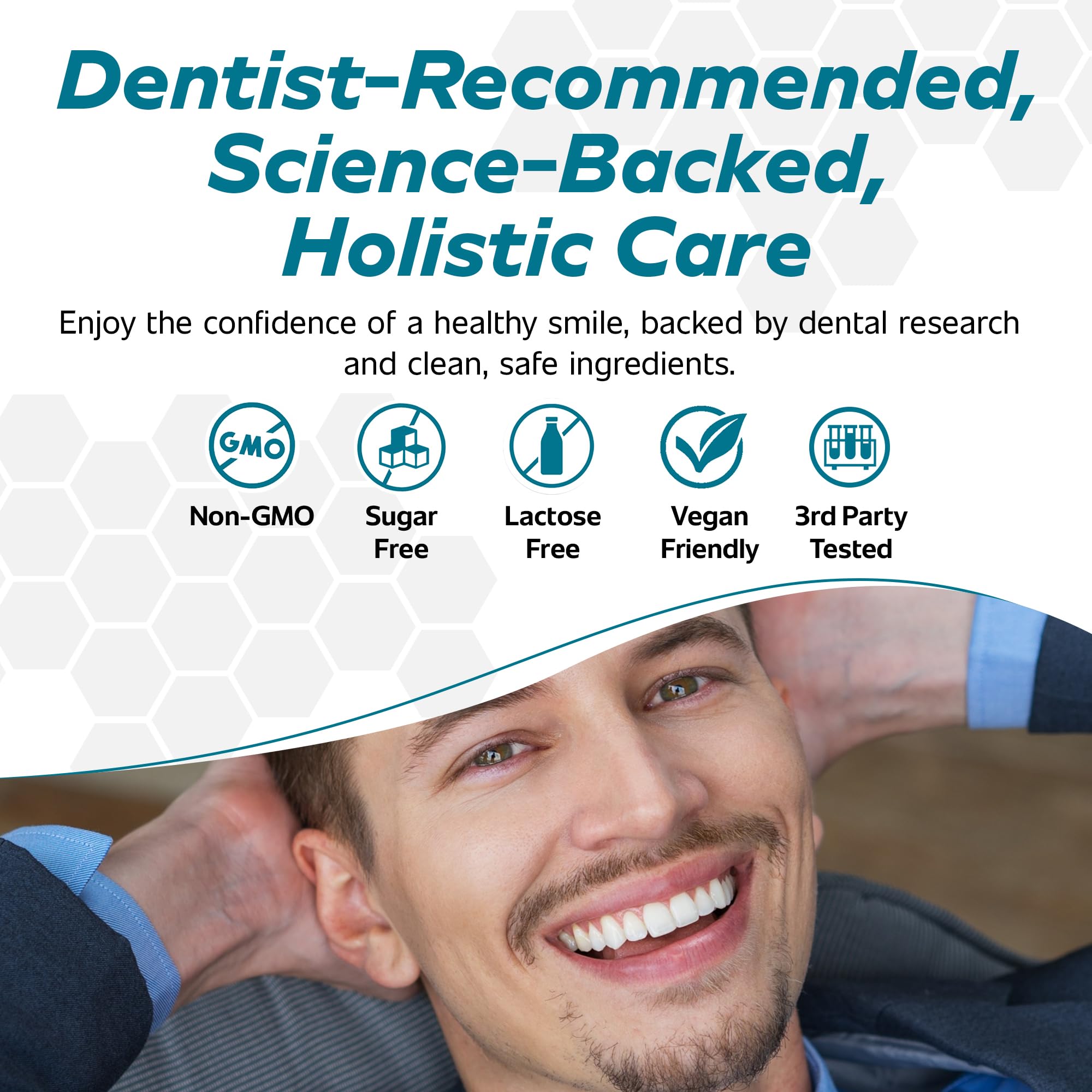 Great Oral Health mouthwash concentrate bottle for long-lasting breath