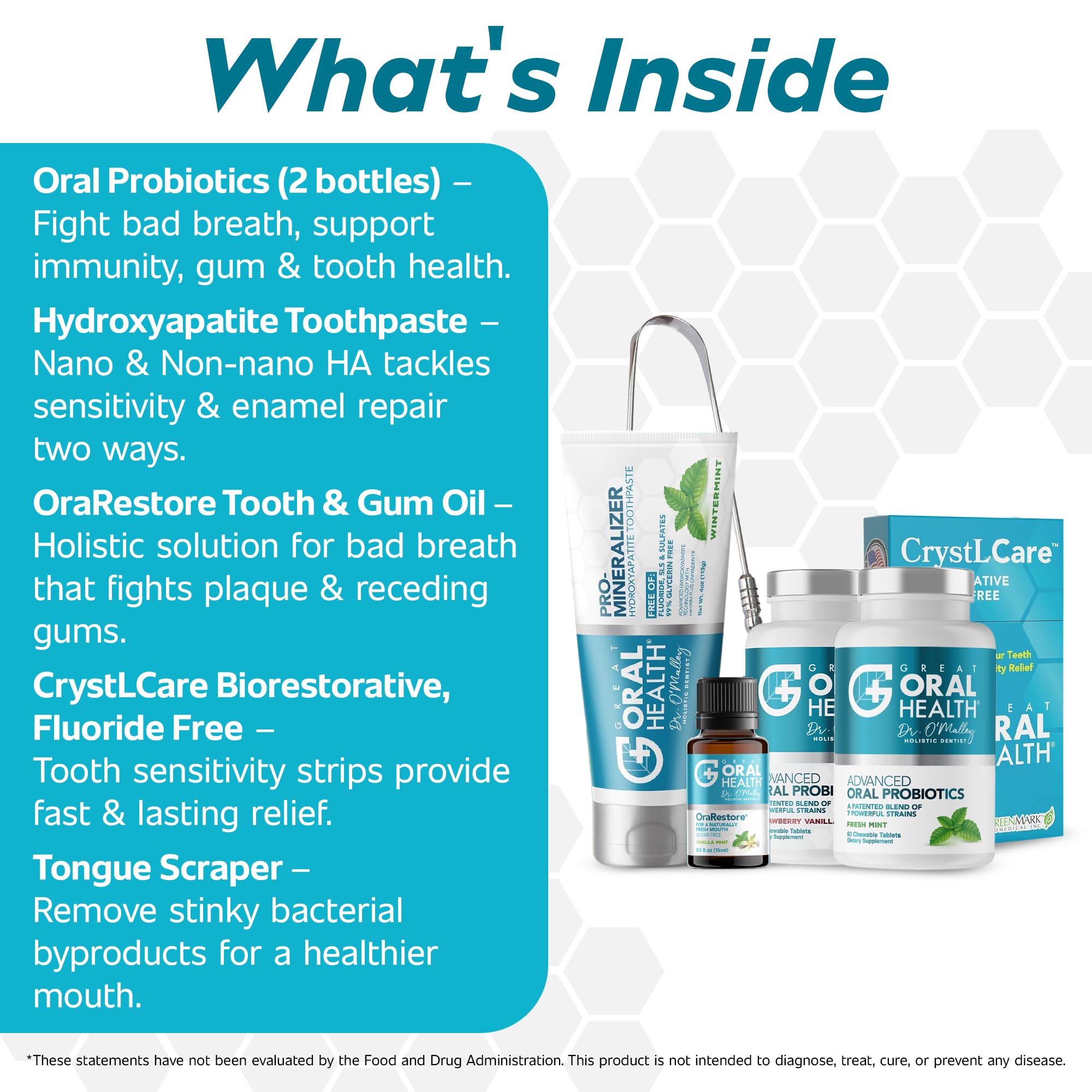 Great Oral Health nano-hydroxyapatite toothpaste for enamel remineralization