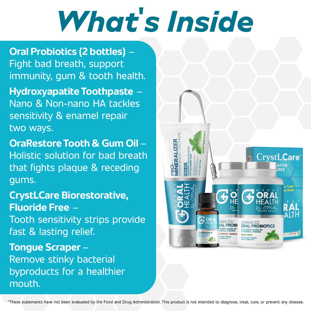 Great Oral Health nano-hydroxyapatite toothpaste for enamel remineralization