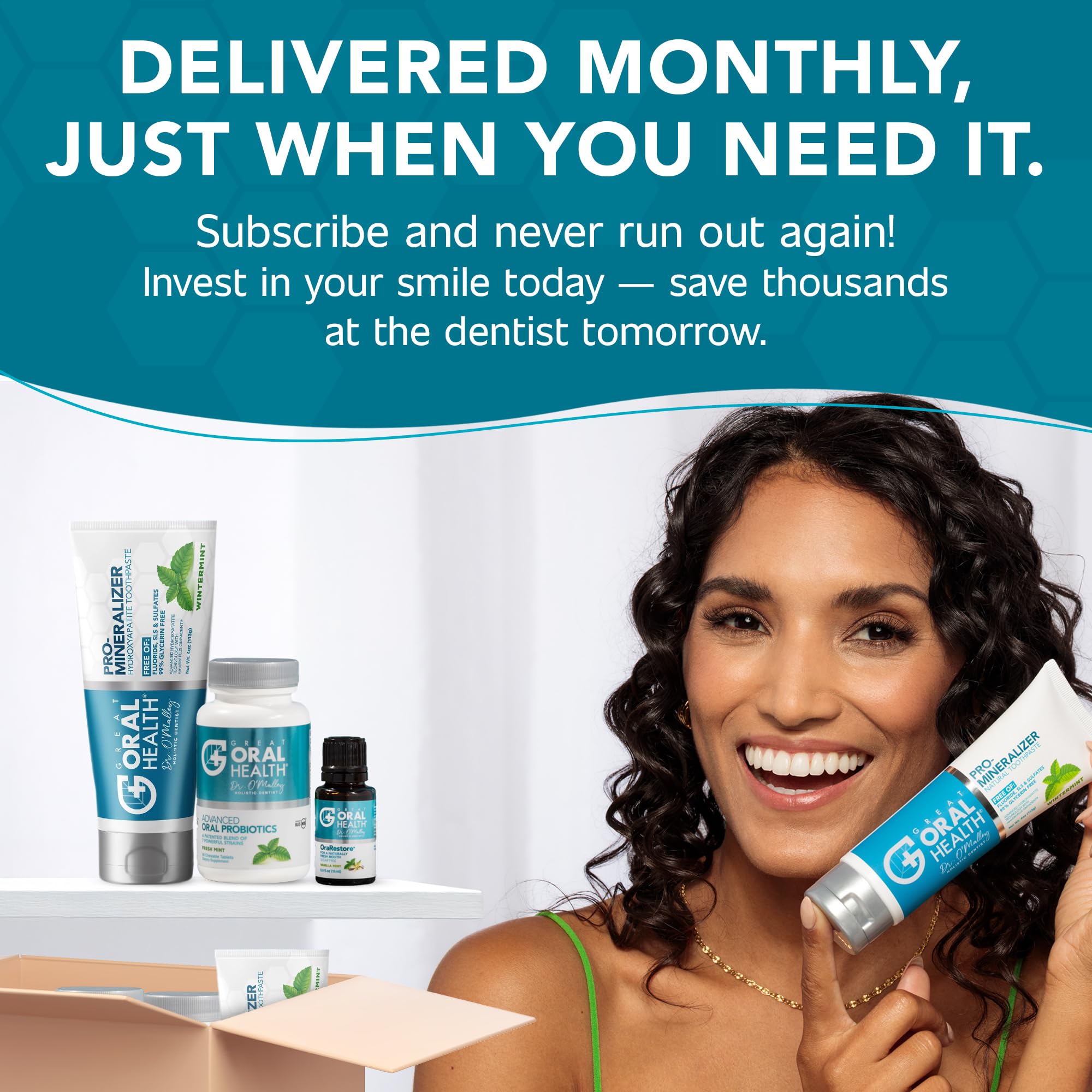 Great Oral Health sensory naturally flavored formula enhances daily brushing.