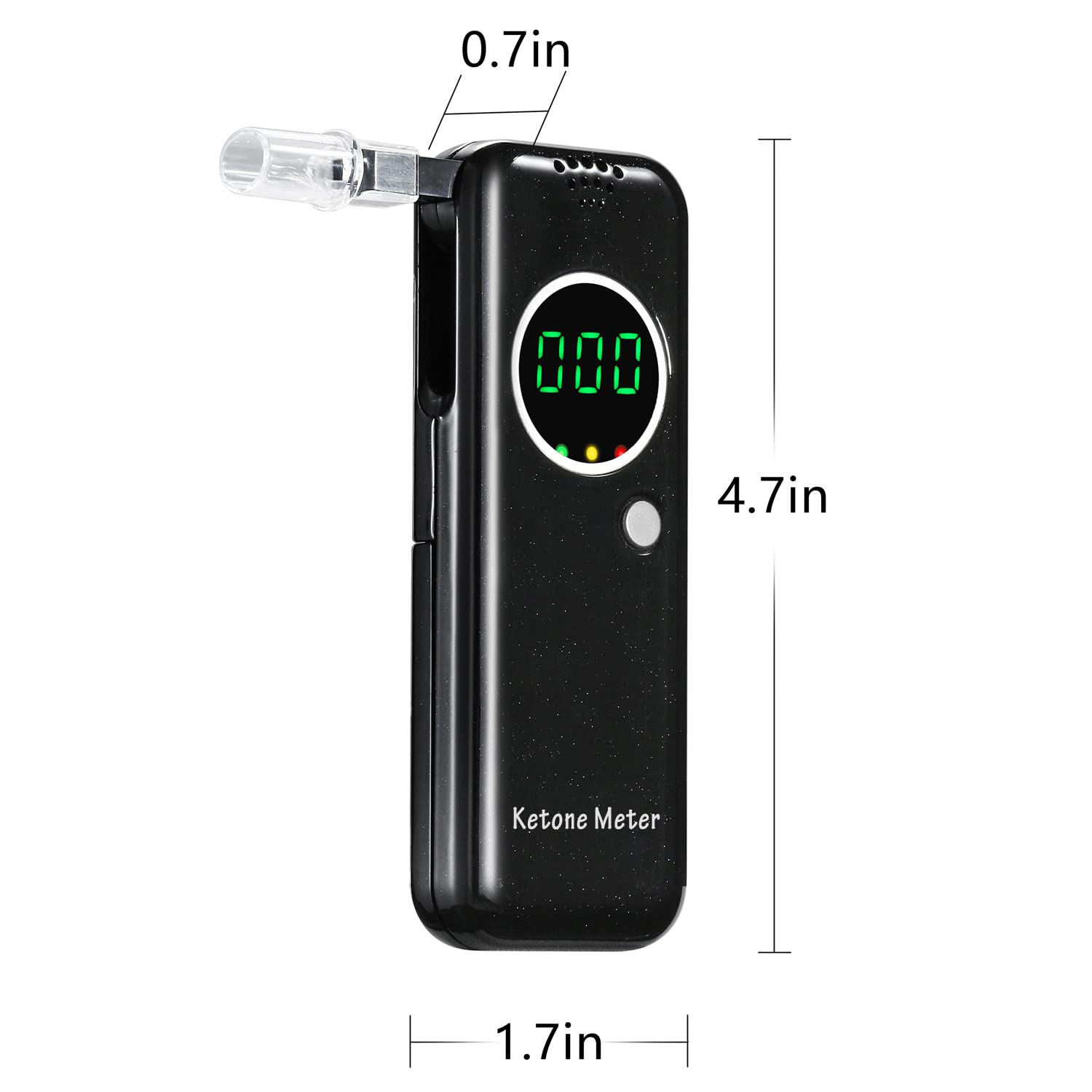 Greatmay ketone monitor during test with clear readout