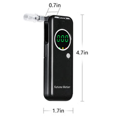 Greatmay ketone monitor during test with clear readout