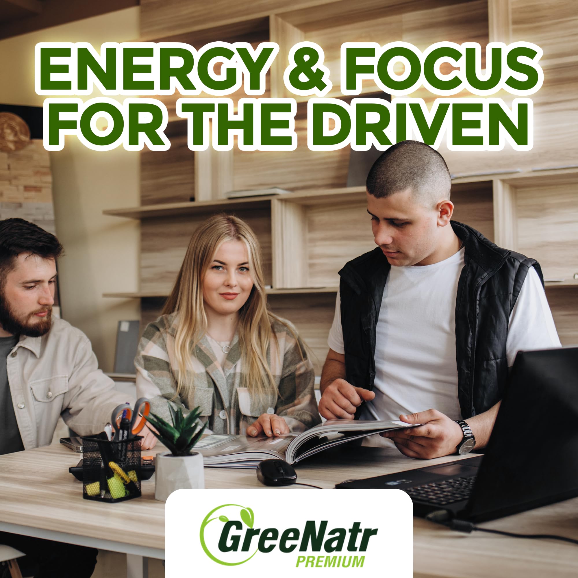 GreeNatr health chart hints improved blood flow and cognitive support