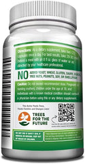 GreeNatr Moringa oleifera capsules label showing ingredients and benefits.