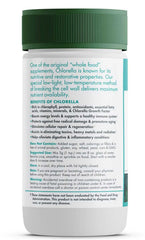 Included scoop for precise Green Foods chlorella powder dosing