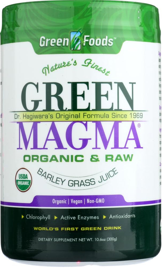 Green Foods Green Magma bottles—two-pack for daily greens and balanced nutrition.