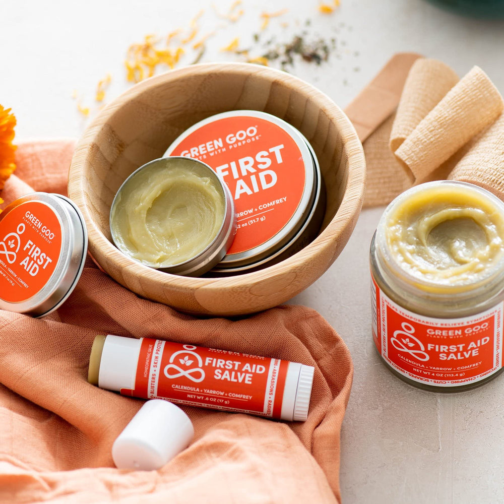 Green Goo women-owned-bcorp-salve reflects a family-run, certified responsible product