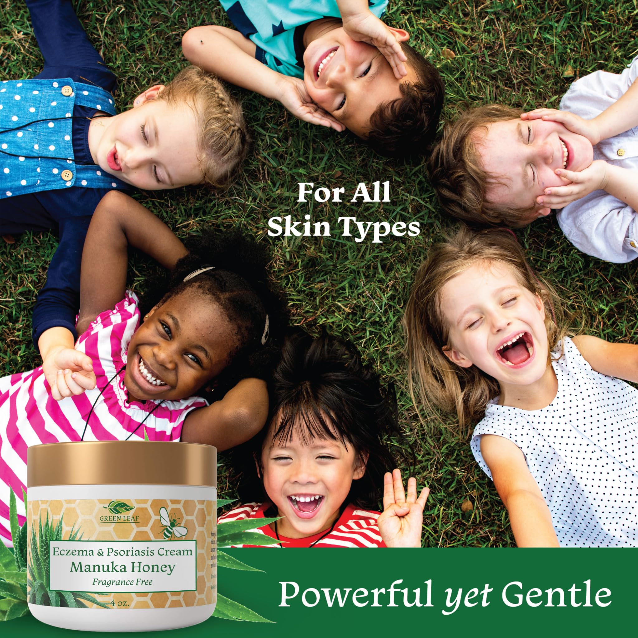 Face and body care with fragrance-free formula suitable for kids and adults.