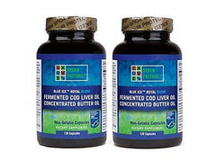 Green Pasture Blue Ice Royal Butter Oil Fermented Cod Liver Oil Blend 240 bottle for daily wellness