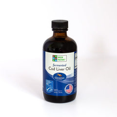 Green Pasture fermented cod liver oil cinnamon bottle supports daily omega intake and fat-soluble vitamins