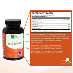 Green Pasture skate liver oil capsules ready for daily supplementation and travel.