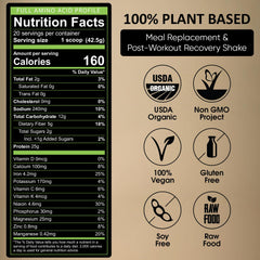 Green Regimen Elite dairy-free gluten-free packaging on shelf