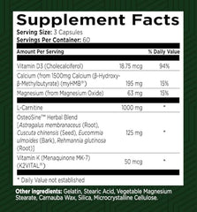 Green Valley Naturals Bone Defense label highlights non-GMO formula for daily mobility.