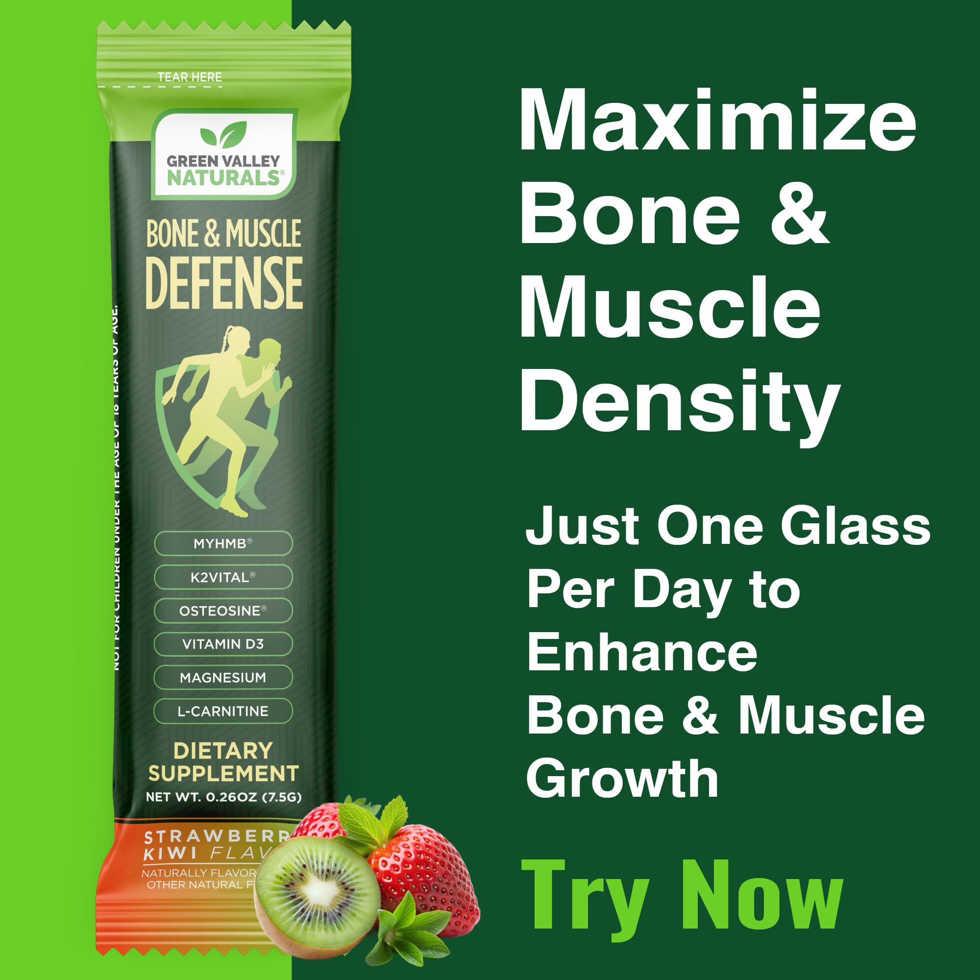 Men and women using Green Valley Naturals Bone & Muscle Defense for daily strength.