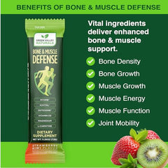 Bone & Muscle Defense mixed with water for a quick amino boost by Green Valley Naturals.
