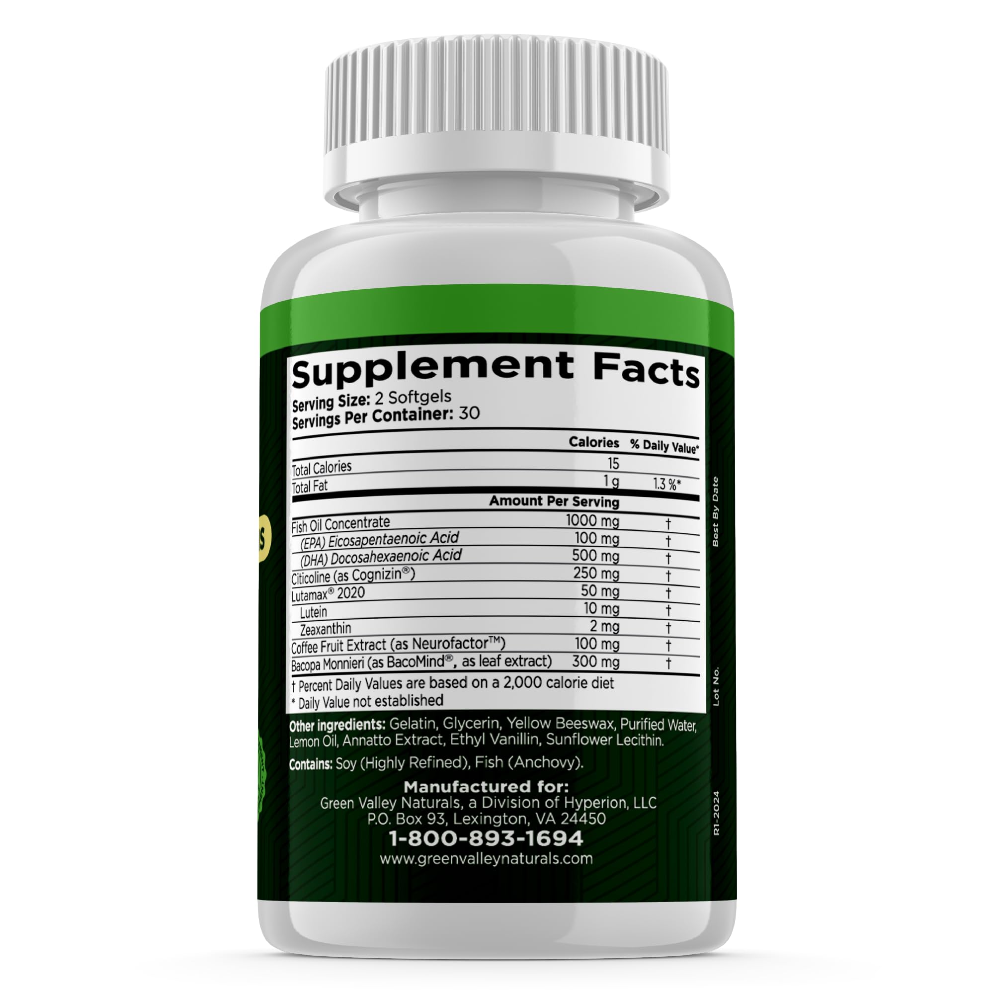 Open bottle with softgels beside a laptop for routine use