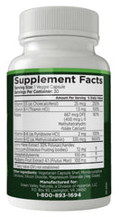 Green Valley Naturals Mulberry extract capsule highlighting antioxidant brain support.