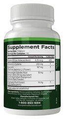 Green Valley Naturals My Sinus Miracle bottle close-up, featuring Pelargonium Sidoides for drainage.