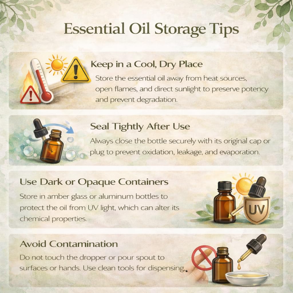 GreenHealth American-made UV-resistant jug storage for bulk peppermint oil.