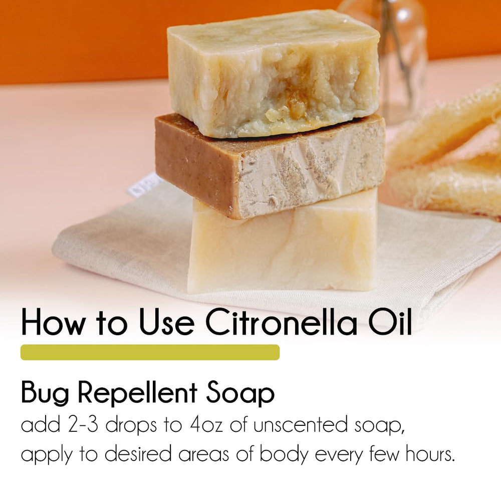 DIY blends: GreenHealth citronella oil in a small bottle