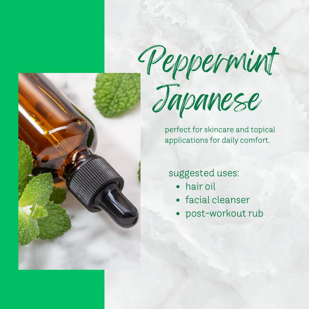 GreenHealth Peppermint Oil cleaning spray application adds natural fragrance.