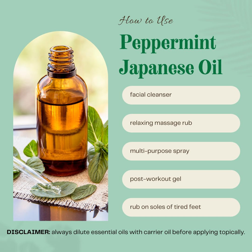 GreenHealth Peppermint Essential Oil diffuser usage for refreshing room scents and energizing spaces.